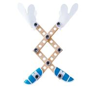 Hape Kit scientifique Junior Inventor – 37 pièces, coffret éducatif en bois dès 4 ans