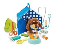 Hape Kit du Petit vétérinaire | Kit de Jouets en Bois pour Enfants | Clinique vétérinaire Portable
