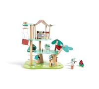 Hape - l'arbre Cabanne de Kiki Le Koala - Jouet pour Enfants À partir de 3 Ans - Figurine et Accessoires - Jeu Écologique et Durable en Bambou - Idéal pour Jeu Libre - Idée Cadeau Enfant