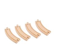 Hape 4 pièces longues voies courbes