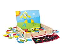 Hape- Magnetische Kunstbox Jouet éducatif, Mallette avec Tableau magnétique, E1631