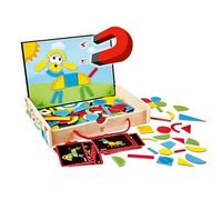 Hape- Magnetische Kunstbox Jouet éducatif, Mallette avec Tableau magnétique, E1631