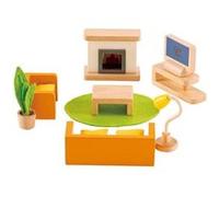 Hape maison de poupée salon 12-pièces Vert G
