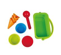 Hape Marchand de Glaces pour Plage, Bac à Sable, Terrain de Jeu - Lisse & Facile pour Petites Mains, Enfant 18 Mois et Plus