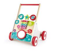 Hape My First Musical Walker - Promeneur en bois avec boîte à musique et activités, 10 mois et plus.
