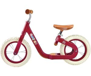 Hape Outdoor Draisienne Rouge - Enfant 3 ans et Plus - Pour l'Équilibre, la Coordination et la Motricité - Cadre Léger en Aluminium, Siège Ergonomique & Réglable - Direction à 60° Initiation Vélo