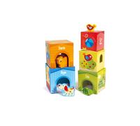 HaPe International – Cubes à empiler – Friends Pepe – Multicolore – Pour enfants