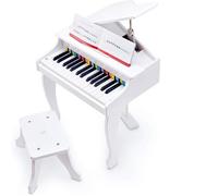 Hape Piano Électronique Blanc Deluxe Avec Tabouret