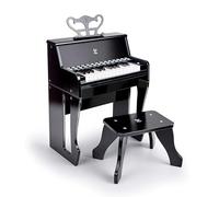 Piano droit interactif noir