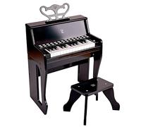 Piano droit interactif noir