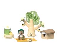 Hape Jouet Poupée – Coffret Pique-Nique des Abeilles, poupée en bois, 14 pièces, matériaux durables