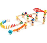 Hape Piste à billes rapide avec dominos
