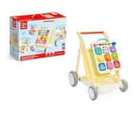 Hape Poussette d'apprentissage 3 en 1, centre d'activités, Baby Walker à partir de 6 mois