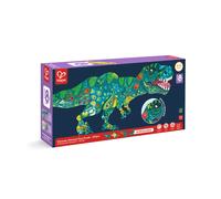 HaPe Puzzle géant Dinosaure Shimmer – Bleu – 200 pièces