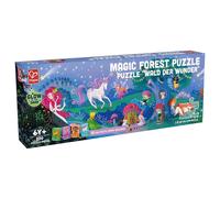 HaPe International Puzzle Forêt des Miracles Phosphorescent XXL – 200 pièces, 150 cm, 6 ans+