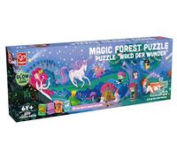 Hape Puzzle Forêt des Miracles Phosphorescent XXL - Puzzle 200 Pièces pour Enfant 6 Ans et Plus - 150 cm Assemblé - Activité Concentration Garçon et Fille - 200 Pièces 1:1, 10 Cartes Anecdotes