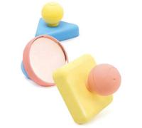 HaPe International – Puzzle trieur de formes Montessori en riz – Bébé 10 mois+ – 3 miroirs – Bleu G