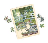 Hape Puzzle Monet Water-lily Garden 49 Pièces