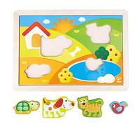 Hape Puzzle Puppy et Ses Amis 3 en 1
