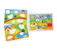 HaPe International Puzzle Puppy et Ses Amis 3 en 1