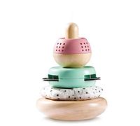 Hape Pyramide empilable Stina en Bois et Tissu