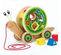 HaPe International – Escargot à tirer avec jeu de formes