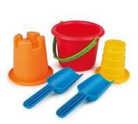 Hape Sand Toys 5-In-1 Beach Set Toys, Multicolor