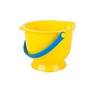 Hape - Seau Plage Enfant 18 mois + Jaune - Jouet Sans Phtalates & Résistant aux UV - Seau Enfant Coloré - Jeu de Plage & Piscine dès 18 Mois - Jouet 12 Centimètres Durable & 100% Sûr