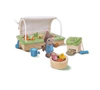 HaPe International Jouet éducatif Serre biologique en bois durable 5 pièces dès 3 ans