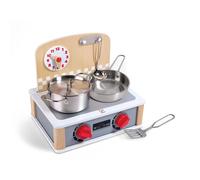 HaPe International Jouet cuisinière grill recto-verso Dinette en bois c