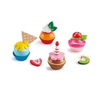 Hape Set de Cupcakes - Jeu Créatif avec Décorations Amovibles