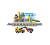 Hape Set De Jeu Station-service Pour Véhicules