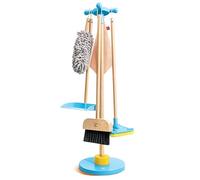 Hape Set de Nettoyage Enfant | Balai, Balayette et Serpillière