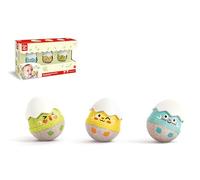 Set de 3 hochets poussins