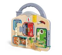 Hape Tableau d'activités Multi Fermetures – 3–6 ans, reconnaissance des formes et motricité fine