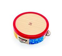 Hape Tambourin en bois pour Enfant, Instrument de Musique dès 12 mois