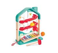 Hape Toboggan Musical Arc-en-Ciel - Jeu Éducatif, Éveil Bébé 12 Mois - Apprentissage Cause à Effet, Couleurs, Musique - Cadeau Fille Garçon Instrument Musique- Motricité Fine et Pensée Critique