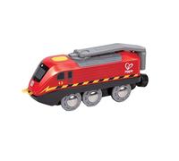 HaPe International Train à manivelle – Orange – pour enfants