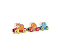 Hape Circuit de train en bois E3807 – Voyage dans la jungle