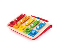 Hape Jouet d’éveil musical en bois - Xylophone trieur de formes - dès 12 mois et +