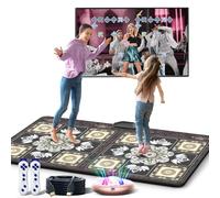 HAPHOM TIK-Tok Tapis de danse pour télévision, couleurs de Noël, sans fil, sans fil, infroissable et antidérapant, tapis de danse électronique avec appareil photo pour enfants et adultes, garçons et