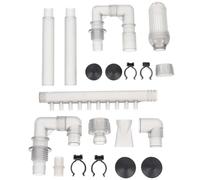 HAPINARY 1 ensemble d'accessoires de plomberie pour sortie d'eau d'aquarium pour réservoir de filtres pour réservoir d'eau de rechange pour réservoir d'eau d'admission ABS
