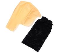 HAPINARY 1 Ensemble De Bonnet De Perruque Chauve En Latex Pour Adultes Accessoire Chauve Réaliste Avec Filet À Cheveux En Maille Pour Costumes De Moine Et De Nonne Squelette De Cosplay