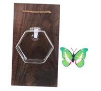 HAPINARY 1 Ensemble De Vase Hydroponique Mural Vase Micro-Paysage Récipient De Terrarium Planteur D'Ampoule Hydroponique Support Mural Vase Transparent Jardinière Suspendue Plantes