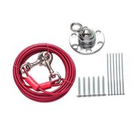 HAPINARY 1 Ensemble Piquet pour Chien Acier Inoxydable avec Rotation pour Attacher Vos Animaux de Compagnie Lors des Activités Extérieur Conçu pour Chiens de Moyenne et