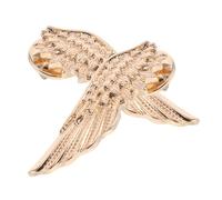 HAPINARY 1 Paire Broche Alliage Rétro Ailes Ange Accessoire de Mode Punk pour Vêtements Chapeaux Costumes Épingle pour Look Unique