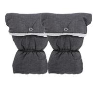 HAPINARY 1 Paire De pour Poussette De Bébé Protège-Mains en Polaire Thermique avec Fermeture À Bouton-Pression Et Bracelet Élastique pour Voyager