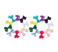 HAPINARY 10 Paires Barrettes Nœud Fille Clips Bec Canard Sécurisés Accessoires Colorés pour Garçon Fille École Anniversaire