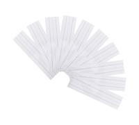 HAPINARY 10 Pièces Bandes D'écriture Magnétiques Lignées en Plastique | Quatre Lignes et Trois Espaces, Dos Aimanté, Réutilisables, pour Enseignants, Élèves et Tableaux Métalliques