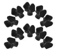 HAPINARY 10 Pièces Bloc de Guidage en U en Plastique pour Repose-pieds de Fauteuil Roulant, Support Amovible, Stabilité Renforcée, Compatible Fauteuils Roulants et Chaises de Transport